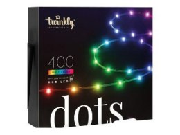 Twinkly Twinkly Dots Smart LED 400 RGB (Multicolor), 20m, Black wire|Twinkly