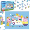 PUZZLE ŚWINKA PEPPA 30 ELEMENTÓW PEPPA PIG UROCZY ZESTAW DLA MALUCHÓW