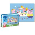 PUZZLE ŚWINKA PEPPA 30 ELEMENTÓW PEPPA PIG UROCZY ZESTAW DLA MALUCHÓW