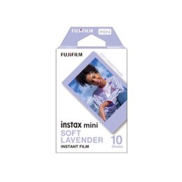 Fujifilm Fotograficzna Filmy Fujifilm Instax Mini Soft Lavender | Sofortowe Zdjęcia 86 x 54 mm | Pakiet 10 szt.