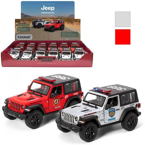 JEEP WRANGLER POLICJA STRAŻ 1:34