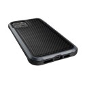 ND38_490245 X-Doria Raptic Lux - Etui aluminiowe iPhone 12 Pro Max (Drop test 3m) (Black Carbon Fiber)