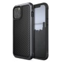 ND38_490245 X-Doria Raptic Lux - Etui aluminiowe iPhone 12 Pro Max (Drop test 3m) (Black Carbon Fiber)