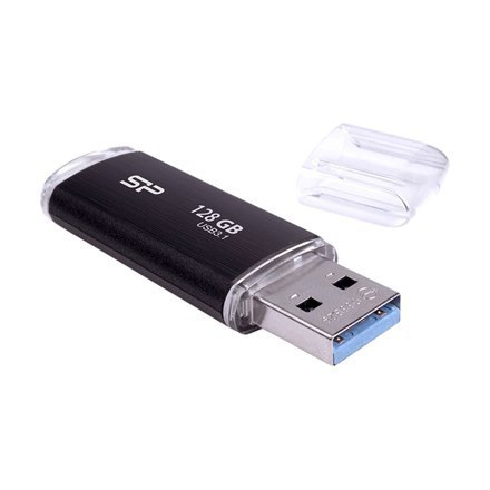 Silicon Power Silicon Power | USB 3.1 Flash Drive | Blaze B02 | 128 GB | USB 3.2 Gen 1/USB 3.1 Gen 1/USB 3.0/USB 2.0 | Czarny