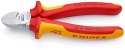 KNIPEX SZCZYPCE TNĄCE BOCZNE IZOLOWANE 160MM