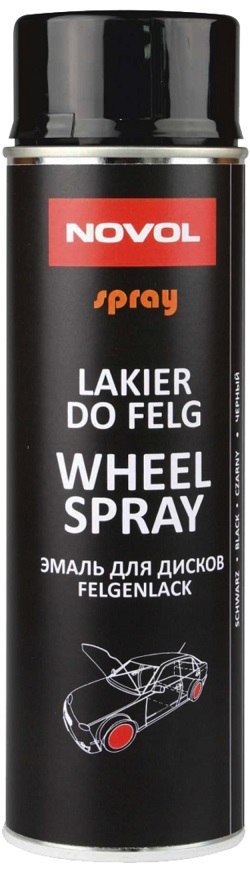 NOVOL LAKIER DO FELG CZARNY 500 ML