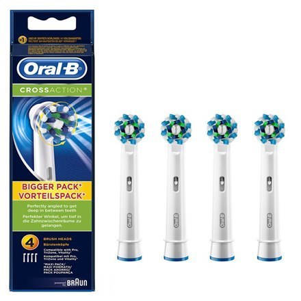 Oral-B Oral-B | EB50-4 | Toothbrush replacement | Heads | For adults | Number of brush heads included 4 | Number of teeth brushing mode