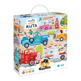 ND39_518300 PUZZLE 40EL AUTA CZU PUD