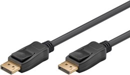 Goobay Goobay | Kabel ze złączem DisplayPort 1.4 | Czarny | DisplayPort męski | DisplayPort męski | DP do DP | 2 m