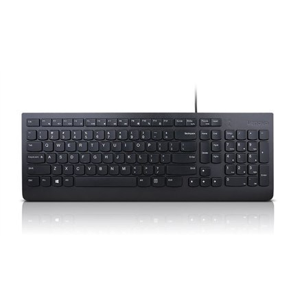 Lenovo Klawiatura przewodowa Lenovo | Essential | Essential - US Euro | Standardowa | Przewodowa | US | 1,8 m | Czarna | Przewodowa | 5