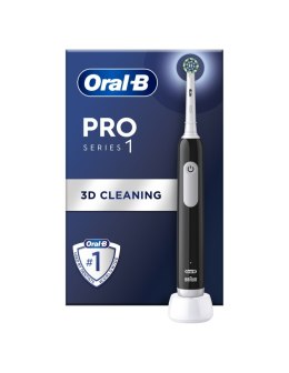 Oral-B Oral-B | Pro Series 1 Cross Action | Elektryczna szczoteczka do zębów | Akumulatorowa | Dla dorosłych | Czarna | Liczba główek s