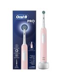 Oral-B Szczoteczka elektryczna Oral-B Pro Series 1 Cross Action | Różowa | Akumulatorowa | Dla dorosłych | 3 tryby szczotkowania | 1 gł