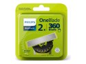 Philips Philips | Zestaw 2 ostrzy do golarki OneBlade | QP420/50 | Czarne/Zielone