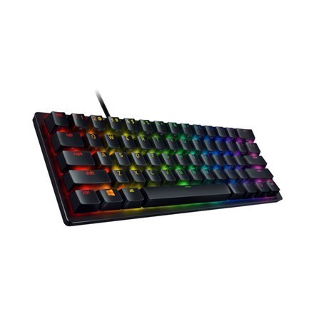 Razer Razer | Huntsman Mini 60% | Klawiatura dla graczy | Opto-mechaniczna | Podświetlenie LED RGB | NORD | Czarna | Przewodowa