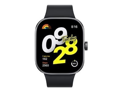 Xiaomi Redmi Watch 4 | Inteligentny zegarek | GPS (satelitarny) | AMOLED | 1,97" | Wodoodporny | Obsidian Black