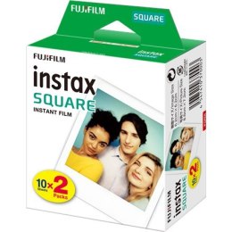 Fujifilm Fujifilm | Instax Square Glossy Instant Film (2x10pl) | 86 x 72 mm | Wymiary obrazu: 62 × 62 mm | Ilość 20