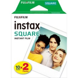 Fujifilm Fujifilm | Instax Square Glossy Instant Film (2x10pl) | 86 x 72 mm | Wymiary obrazu: 62 × 62 mm | Ilość 20