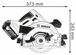 BOSCH PILARKA TARCZOWA GKS 18 V-57G 0*AH