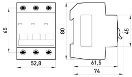 ENEXT WYŁĄCZNIK NADPRĄDOWY MCB.PRO60 3P B16A 6KA