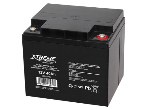 82-227# Akumulator żelowy 12v 40ah xtreme