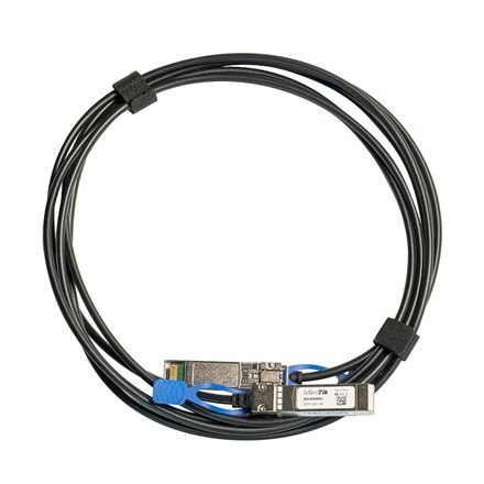 MikroTik MikroTik | 25GBase Direct Attach Cable | XS+DA0001 | SFP/SFP+/SFP28 | Maksymalna odległość transferu 1 m | Obsługa SFP 1G/SFP+ 1