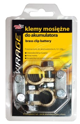 MOJE AUTO VIRAGE KLEMY MOSIĘŻNE DO AKUMULATORA 2 SZT(+/-)