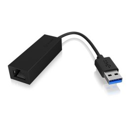 Raidsonic SuperSpeed USB 3.0 | Ethernet 10Base-T | Ethernet 100Base-TX | Ethernet 1000Base-T | Karta sieciowa | Czarny