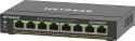 Switch Netgear GS308EPP-100PES 8p PoE 123W (PoE+: 8p) Unmanaged Gigabit