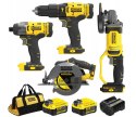 STANLEY ZESTAW SFMCD715+SFMCF810B 18V V20 2*2.0AH