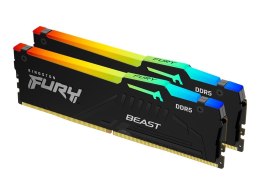 Kingston Kingston Fury Beast 16GB DDR5, 6000 MHz, CL36, 288-Pin, DIMM Kit (8GB x 2) Kingston