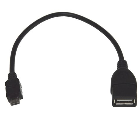 Adapter USB OTG: wtyk micro USB - gniazdo USB ---