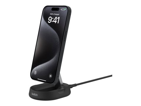 Belkin Belkin | Adjustable Wireless Magnetic Charging Station with Qi2 (15W) | WIA008vfBK