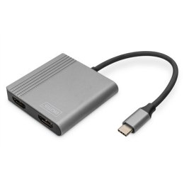 Digitus Kabel adaptera wideo Digitus | 19-pinowy HDMI typu A | żeński | 24-pinowy USB-C | męski | gwiezdna szarość