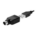 Logilink Logilink | Elastyczna wodoodporna klawiatura USB + PS/2 | ID0019A | Elastyczna klawiatura | Przewodowa | DE | Czarny