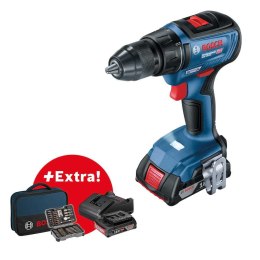 BOSCH WIERTARKO-WKRĘTARKA AKUMULATOROWA GSR 18V-50 2*2.0AH + ACC