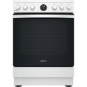 INDESIT INDESIT | Cooker | IS67V8CHW/E | Hob type Vitroceramic | Oven type Electric | White | Width 60 cm | Grilling | Depth 60 cm | 69