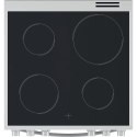 INDESIT INDESIT | Cooker | IS67V8CHW/E | Hob type Vitroceramic | Oven type Electric | White | Width 60 cm | Grilling | Depth 60 cm | 69