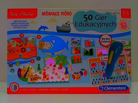 !!! CLE Mówiące pióro 50gier edukacyjnych 50650.