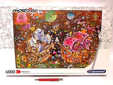 !!! CLE puzzle 6000 Mordillo The Kiss 36527