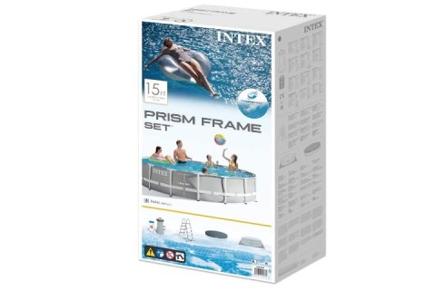 Basen stelaż.Prism427x107 pompa 220V zest 26724NP