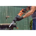 Black&Decker BES301-QS piła szablasta 2800spm 750W (1798340) Czarny, Pomarańczowy