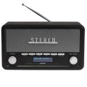 Radio Denver DAB-18 Retro Bluetooth - DAB/DAB+/FM - Stereo - Szare