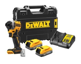 DEWALT ZAKRĘTARKA UDAROWA AKUMULATOROWA 1/4' 18V XR 2*1.7AH