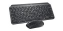 Logitech 920-011054 klawiatura Dołączona myszka Biuro RF Wireless + Bluetooth QWERTZ Niemiecki Grafitowy