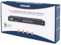 INTELLINET SWITCH GIGABIT 16X RJ45, POE+, 2X SFP,