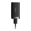 Ładowarka sieciowa Baseus GaN 5 Pro Fast Charger CCGP120201 65W 1x USB-A 2x USB-C PD 3.0 QC 4.0 + kabel USB-C