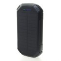 POWERNEED POWER BANK Z PANELEM SOLARNYM 20000MAH LI-POLY PV 1,5W QI 2A USB QC 3.0 LED POWER DELIVERY CZARNY S20000C