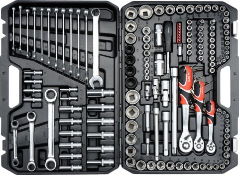 Zestaw kluczy XXL YATO 150szt. 1/4"-3/8"-1/2" 38811