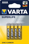 BATERIA VARTA R03 SUPERLIFE 1,5V HEAVY DUTY AAA