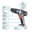 GRAPHITE WIERTARKO-WKRĘTARKA AKU.Z UDAREM ENERGY+18V LI 13MM BEZ AKU.